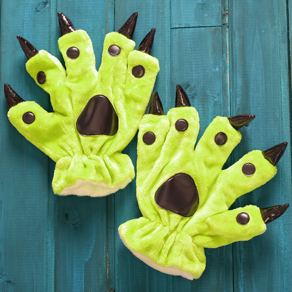 Body Pajamas Animal Paw Dinosaur Gloves