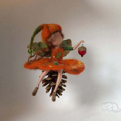 Poke Le Wool Felt Handmade Diy Villain Doll Fairy Handmade Car Hanging To Pass The Time Material Package