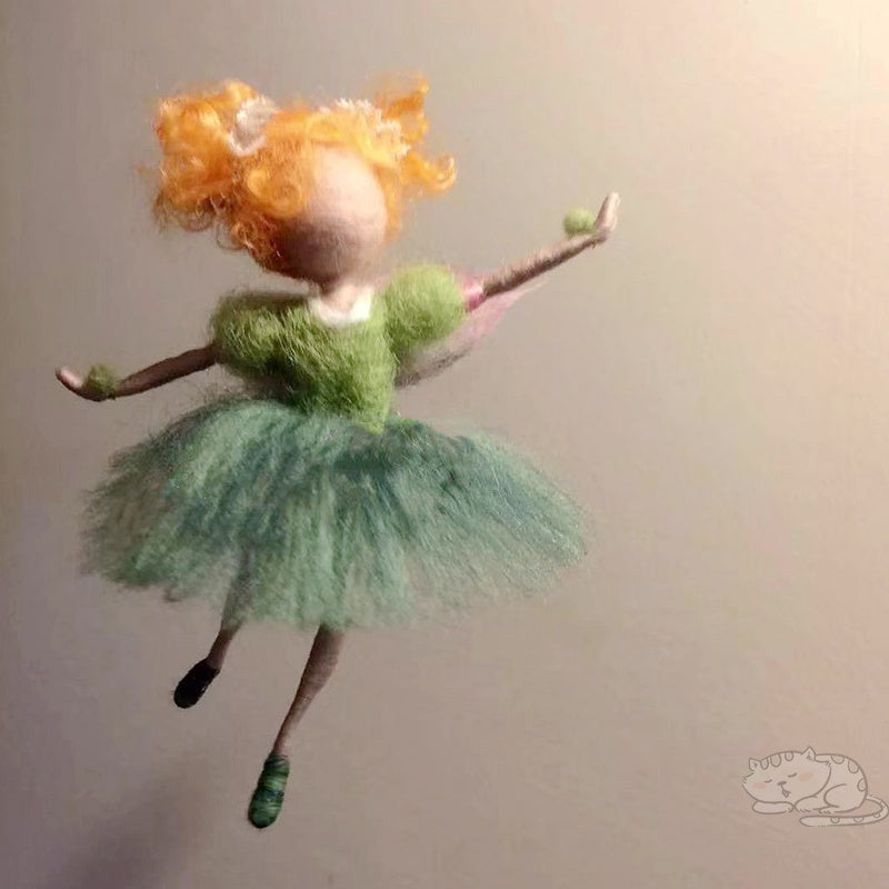 Poke Le Wool Felt Handmade Diy Villain Doll Fairy Handmade Car Hanging To Pass The Time Material Package