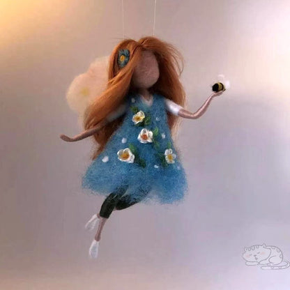 Poke Le Wool Felt Handmade Diy Villain Doll Fairy Handmade Car Hanging To Pass The Time Material Package