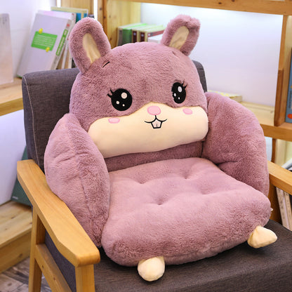 Creative Cartoon Rabbit Plush Semi-enclosed Animal Seat