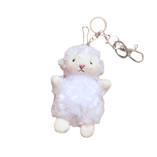 Cute Girl Cute Pendant Plush Doll Lamb Doll Doll Bag Pendant Soft Cute Accessories Keychain