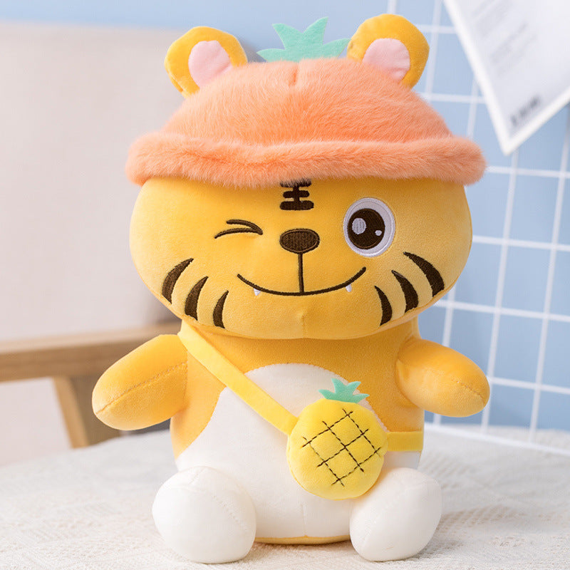 Cute Strawberry Pig Doll Pillow Cartoon Plush Toy
