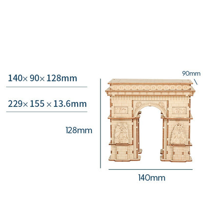 Creative 3d three-dimensional puzzle handmade