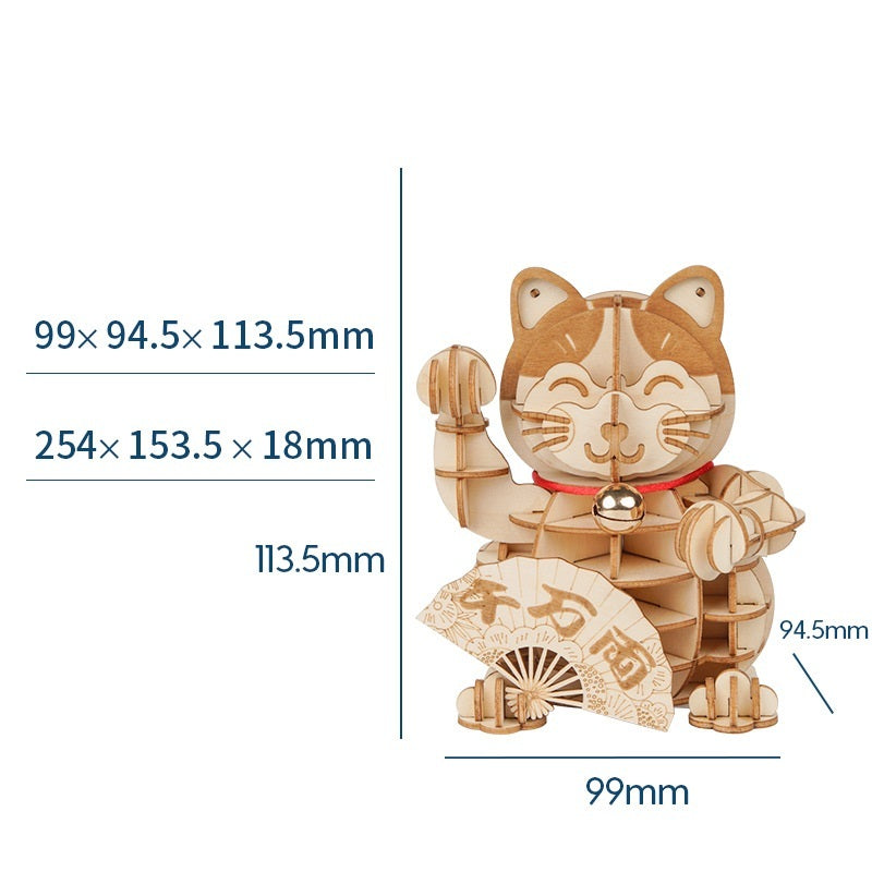 Creative 3d three-dimensional puzzle handmade