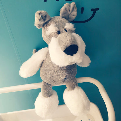 Schnauzer doll cute ins plush toy puppy husky doll