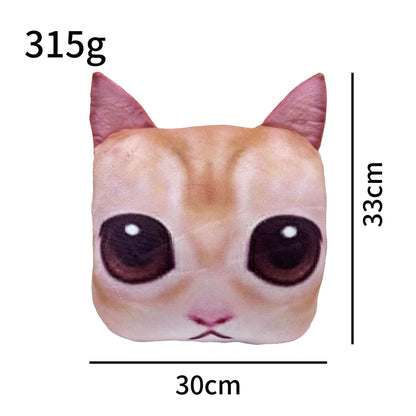 Simulation Internet Celebrity Paper Cat Plush Puppet And Doll