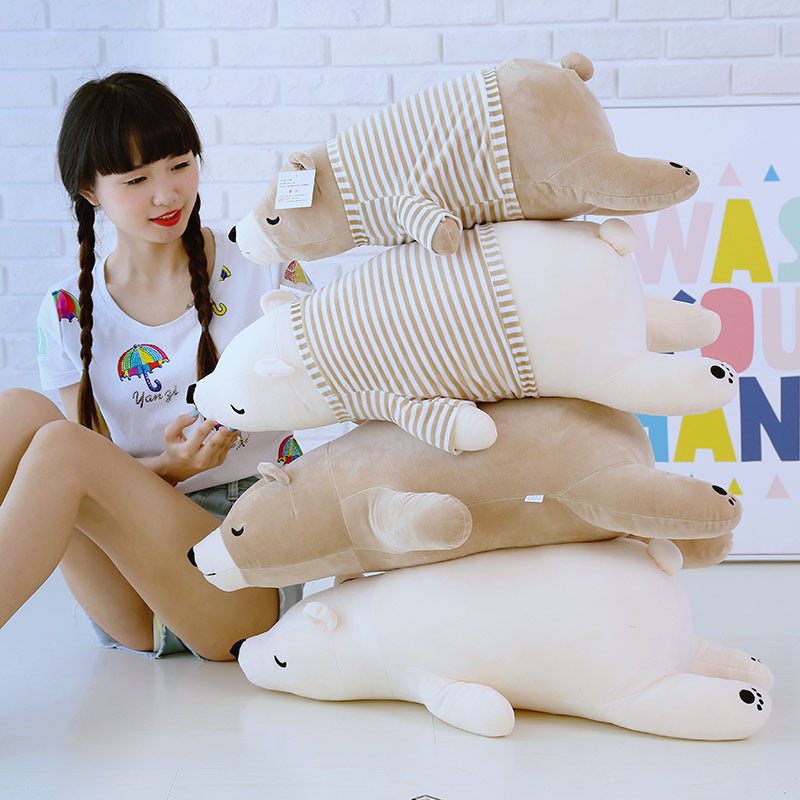 Polar bear plush toy