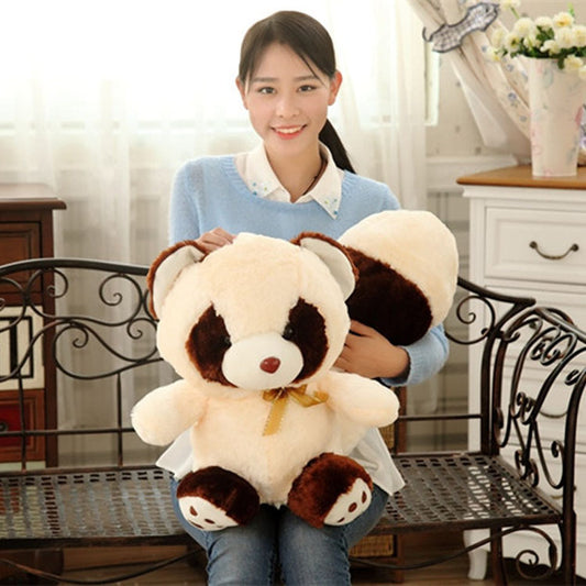 Long tail raccoon plush toy