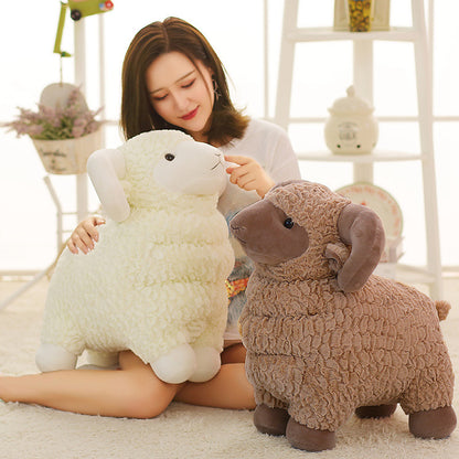 Simulation goat doll plush toy