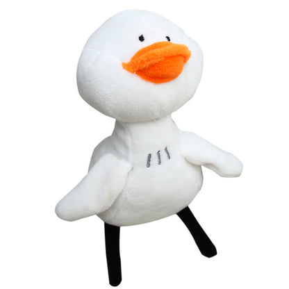 Little white duck plush pendant