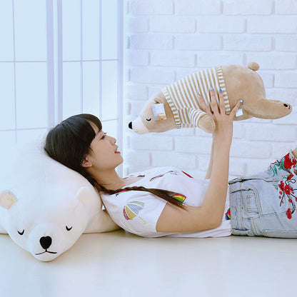 Polar bear plush toy