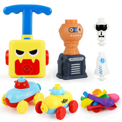 Power Balloon Launch Tower Toy Puzzle  Education Inertia Air Power Balloon Car Science Experimen Toy For Children Gift
