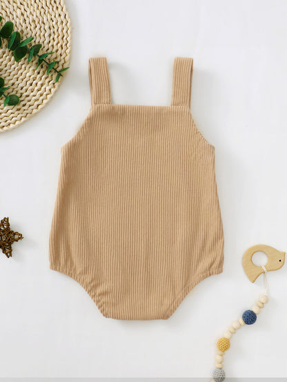 Male And Female Baby Corduroy Suspender Towel Embroidery