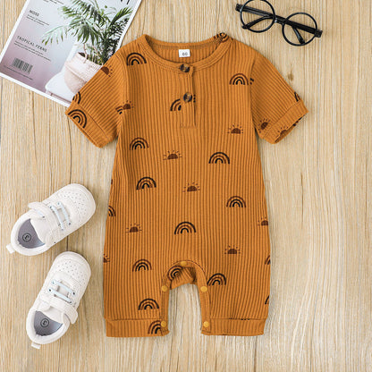 Summer New Short Sleeves For Baby And Infants Rompers Jumpsuit