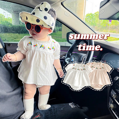 Female Treasure Embroidered Lace Two-piece Set