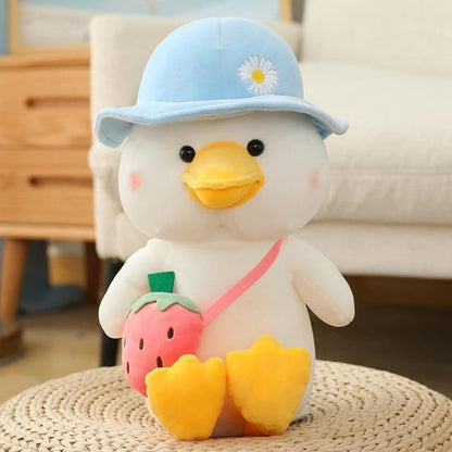 Little white duck plush toy