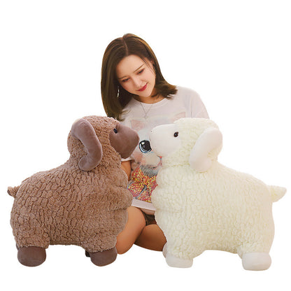 Simulation goat doll plush toy