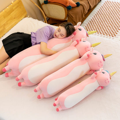 Girls Bed Doll Long Strip Sleeping Pillow Removable And Washable Children's Plush Toy