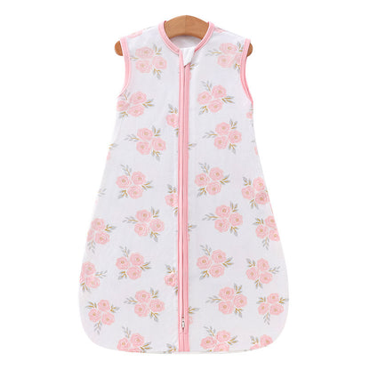 Newborn Summer Vest Sleeping Bag Baby Anti-kick Quilt
