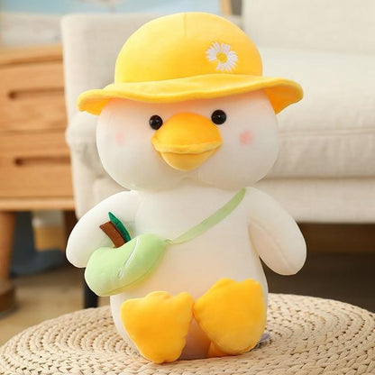Little white duck plush toy
