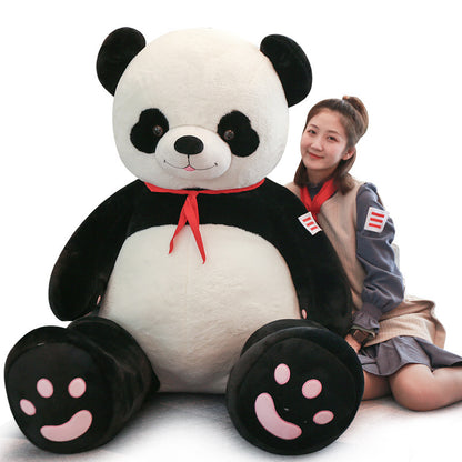 Cute panda plush toy doll