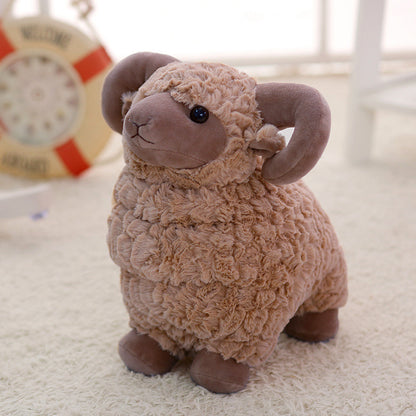 Simulation goat doll plush toy