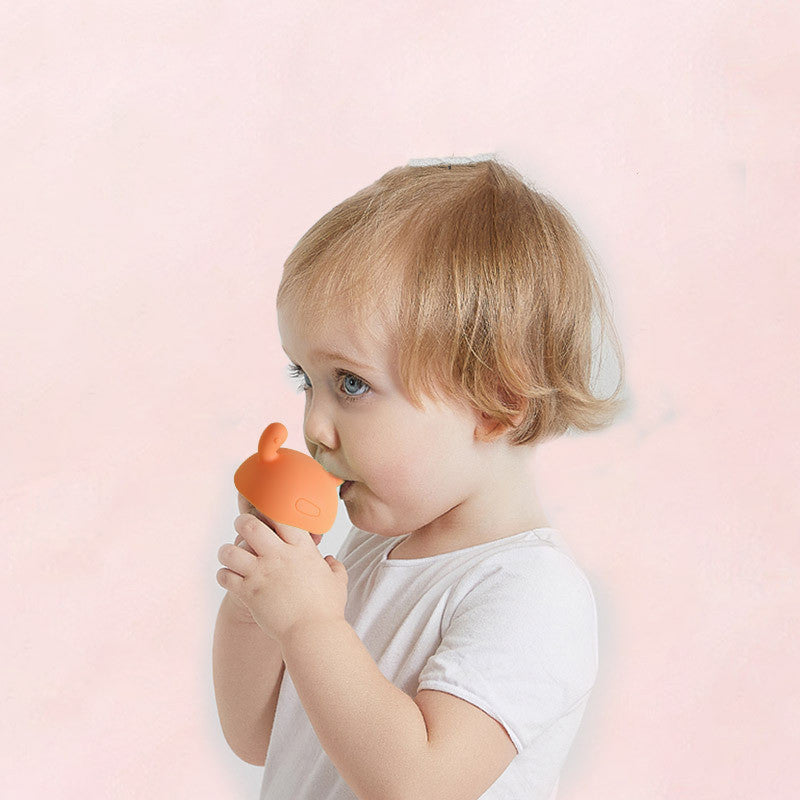 Teether Food Grade Soft Silicone Baby Molars Soothing Rods Can Be Boiled