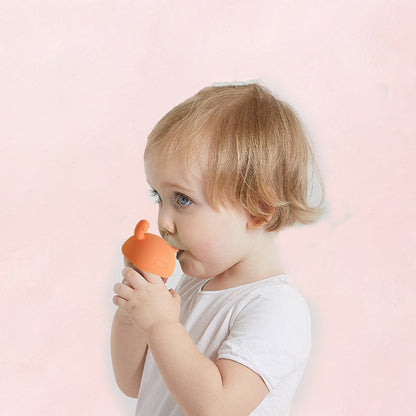 Teether Food Grade Soft Silicone Baby Molars Soothing Rods Can Be Boiled