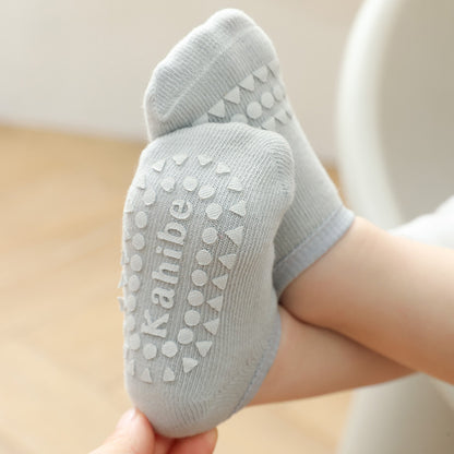 Children's Knee Pad Terry Floor Socks Set Toddler Protection