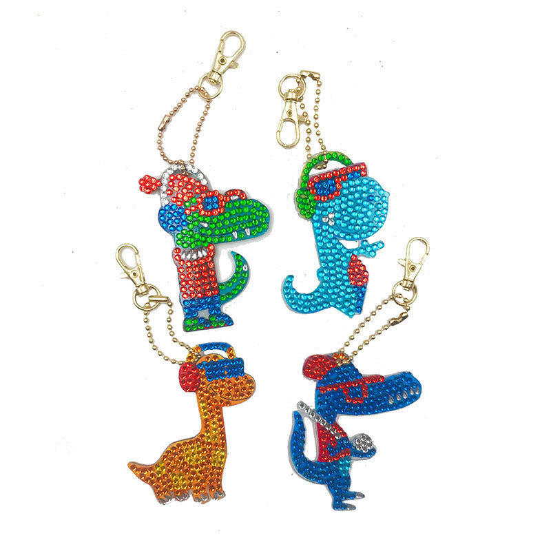 Cartoon Owl Keychain Creative Decorative Pendant