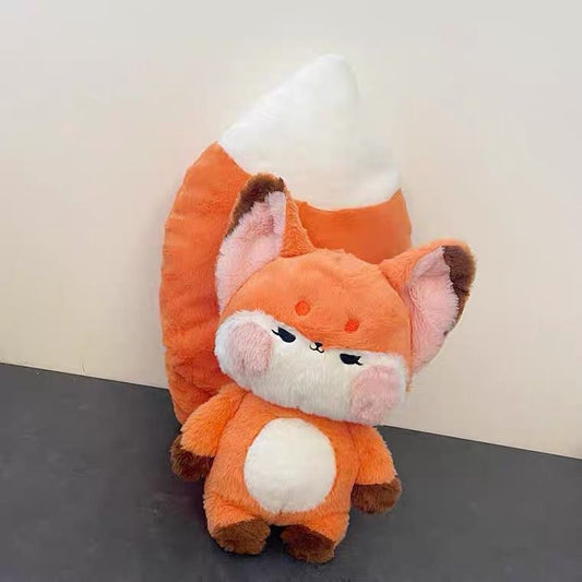 Household Fashionable Big Tail Fox Doll Plush Toys