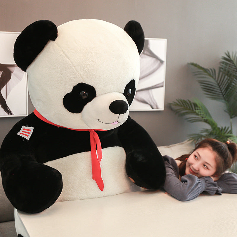 Cute panda plush toy doll