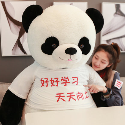 Cute panda plush toy doll