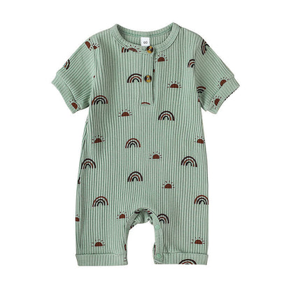 Summer New Short Sleeves For Baby And Infants Rompers Jumpsuit