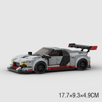 A Tesla Toy Car Piece-together Model Benefits Intelligence