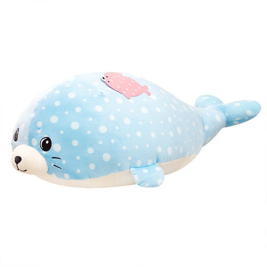 Cute Soft Whale Shark Dolphin Pillow Plush Toy Creative Marine Animal Doll