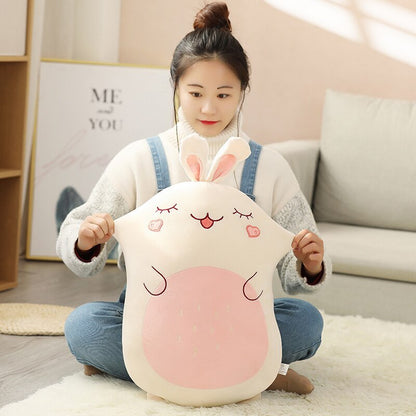 Cartoon cute animal dinosaur pig husky plush pillow cushion