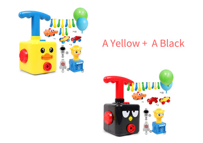 Power Balloon Launch Tower Toy Puzzle  Education Inertia Air Power Balloon Car Science Experimen Toy For Children Gift