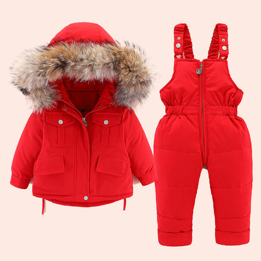 Baby Cotton Two-Piece Suit For Boys And Girls