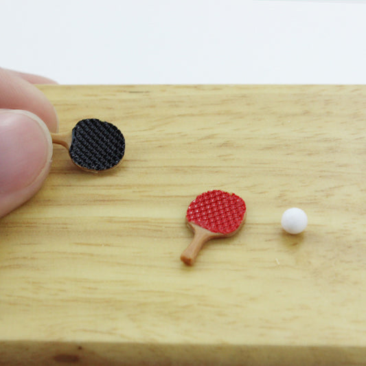 Dollhouse Accessories Mini Table Tennis Racket