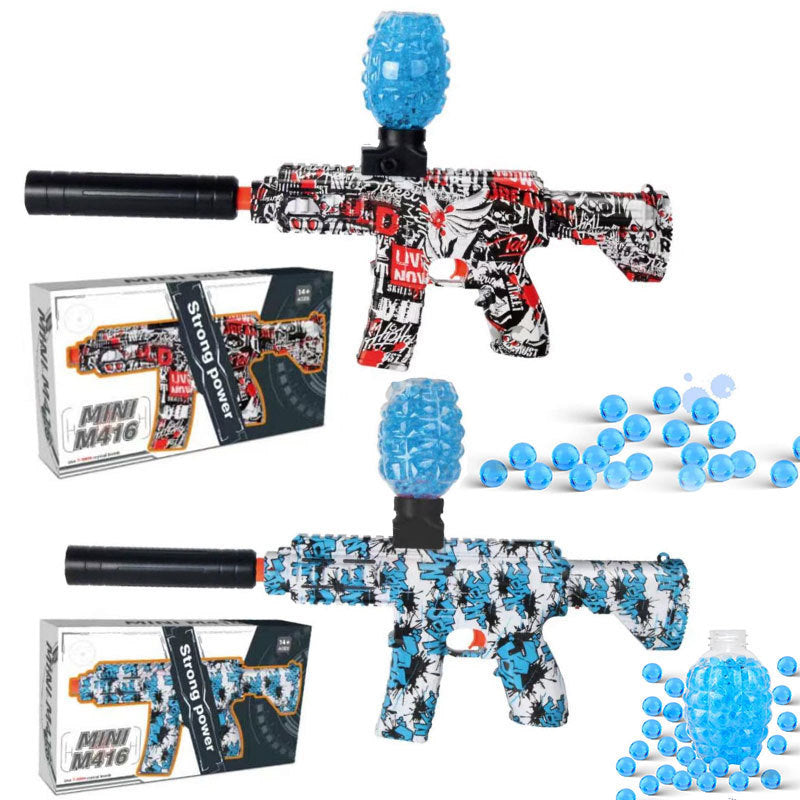 Electric Continuous Hair Soft Elastic Toy Gun