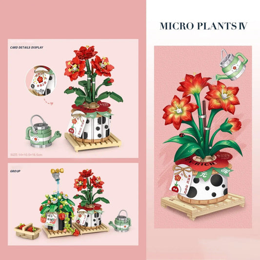 Small Particle Block Flower Pot