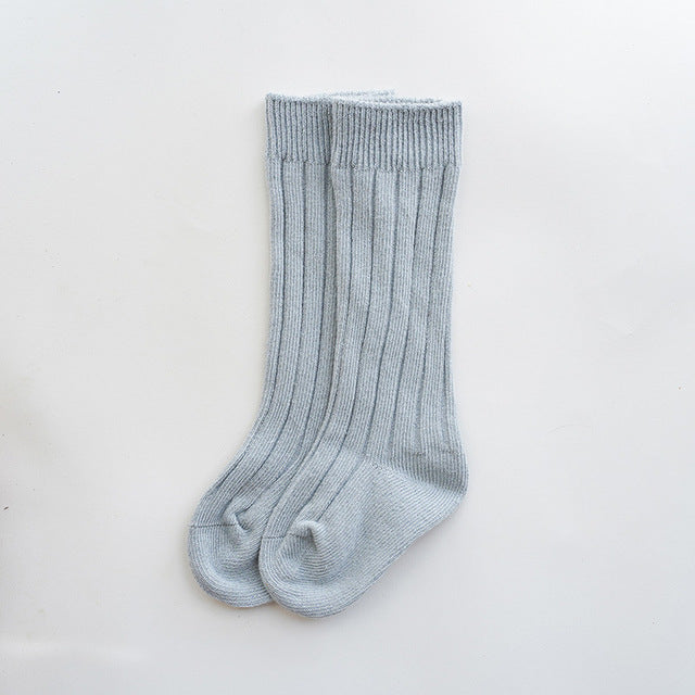 Children's long cotton socks