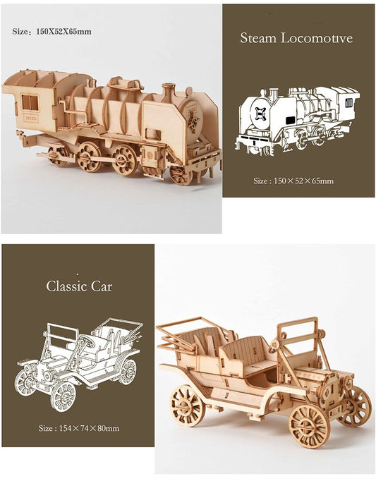 Creative Gift DIY Wooden Assembly Model Making