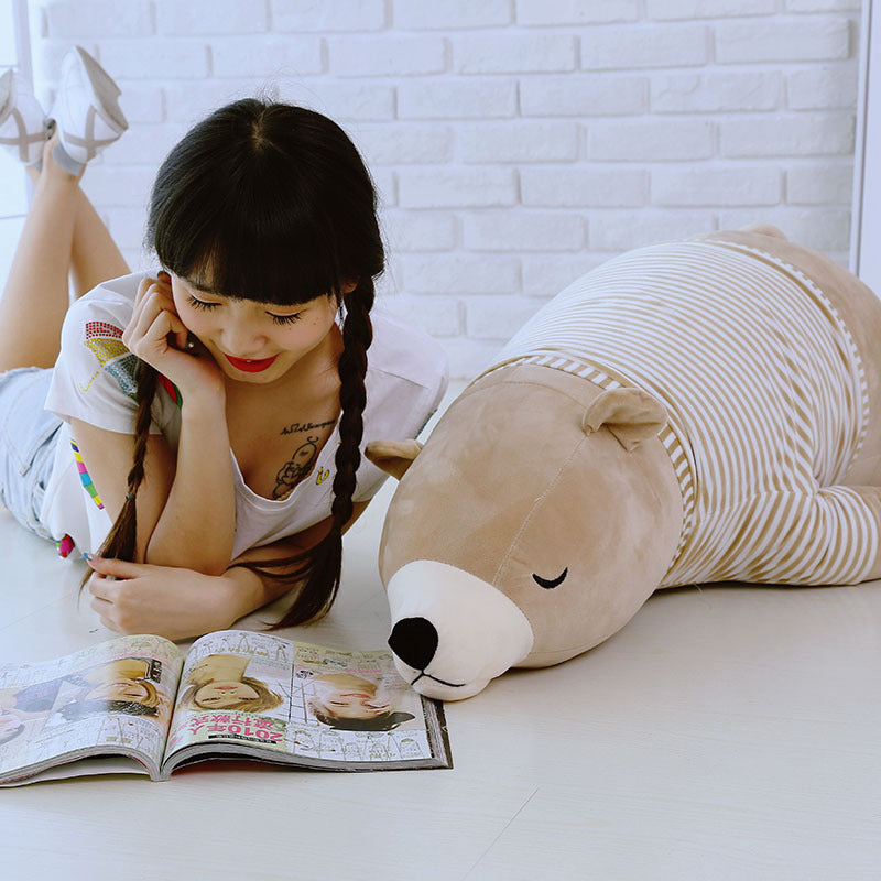 Polar bear plush toy