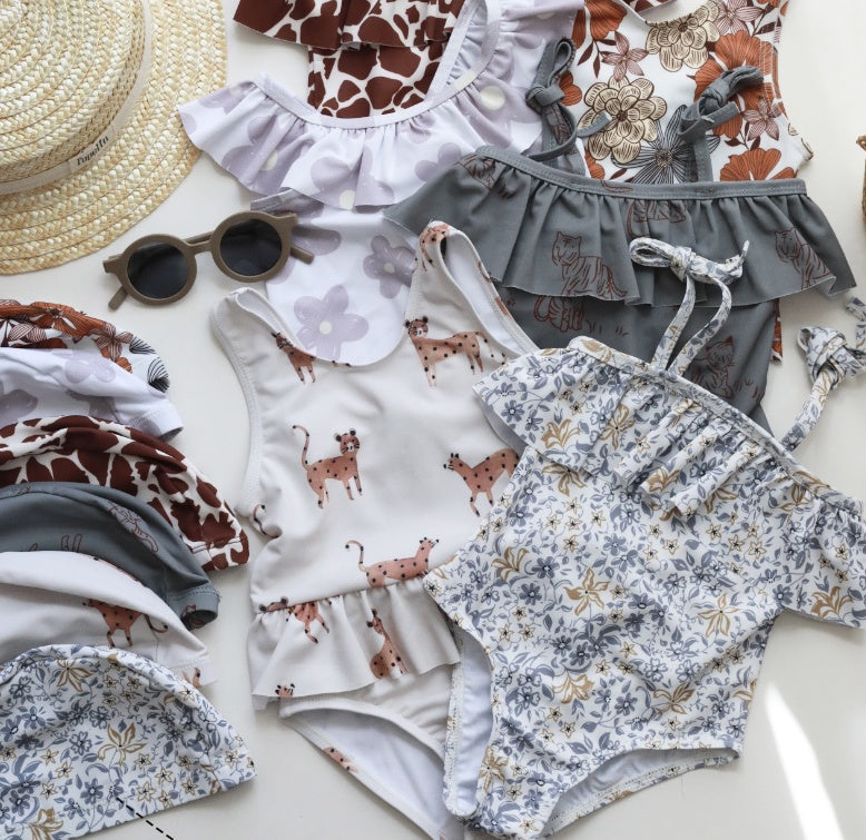 Children's One Piece Swimsuit Hot Spring