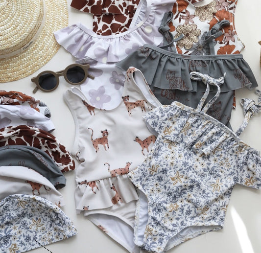 Children's One Piece Swimsuit Hot Spring