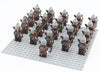 Roman Commander Cavalry Series Assembled Building Block Miniature Toys
