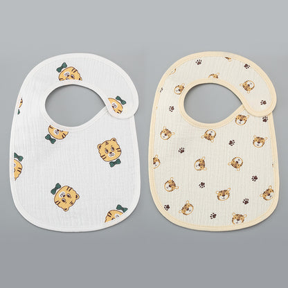 Thin Kids' Bib Pure Cotton Waterproof Gauze Saliva Towel
